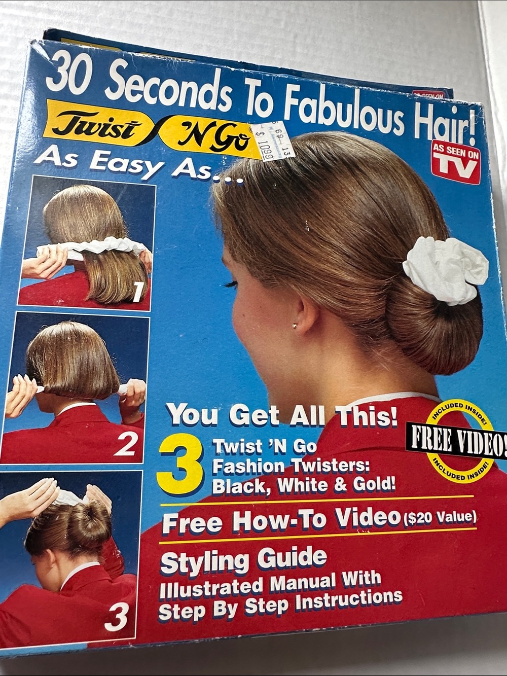 Twist 'N Go Fashion Hair Twister - As Seen on TV from the 1990s NWT